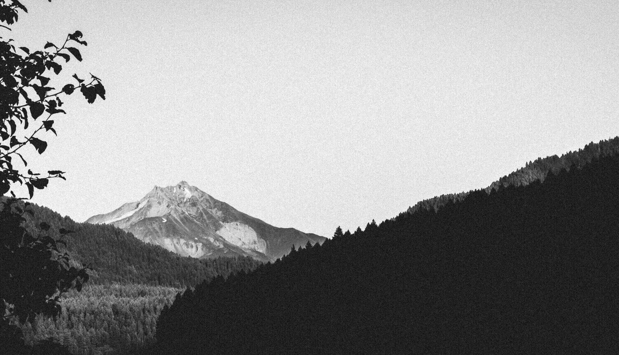 scenery of the nature colored black with a icy mountain